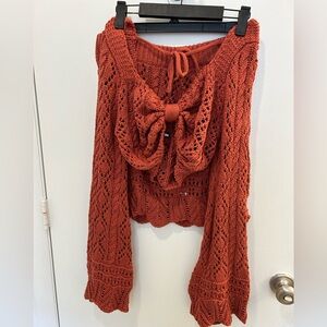 Fashion nova new without tags knit cover up size large